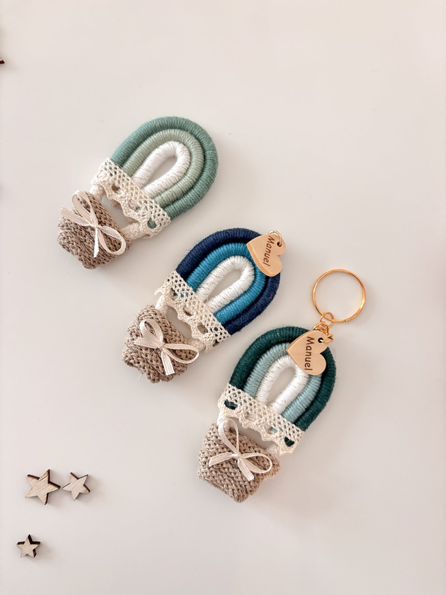 Bomboniera mongolfiera con scatolina quadrata / sacchetto e confetti