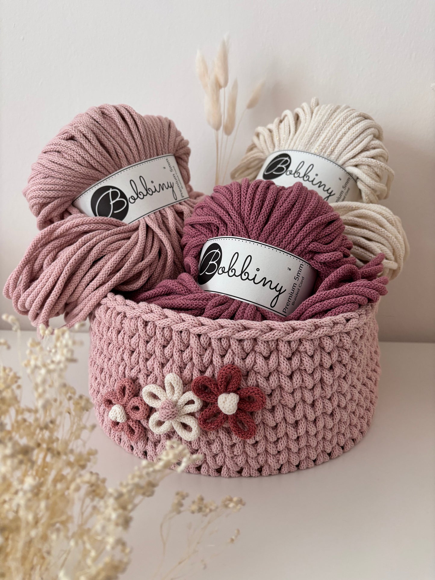 Filati Bobbiny braided cord 5 mm