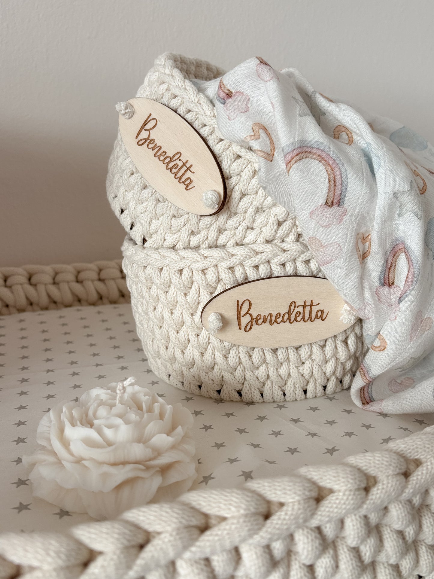 Cestini organizer a base tonda