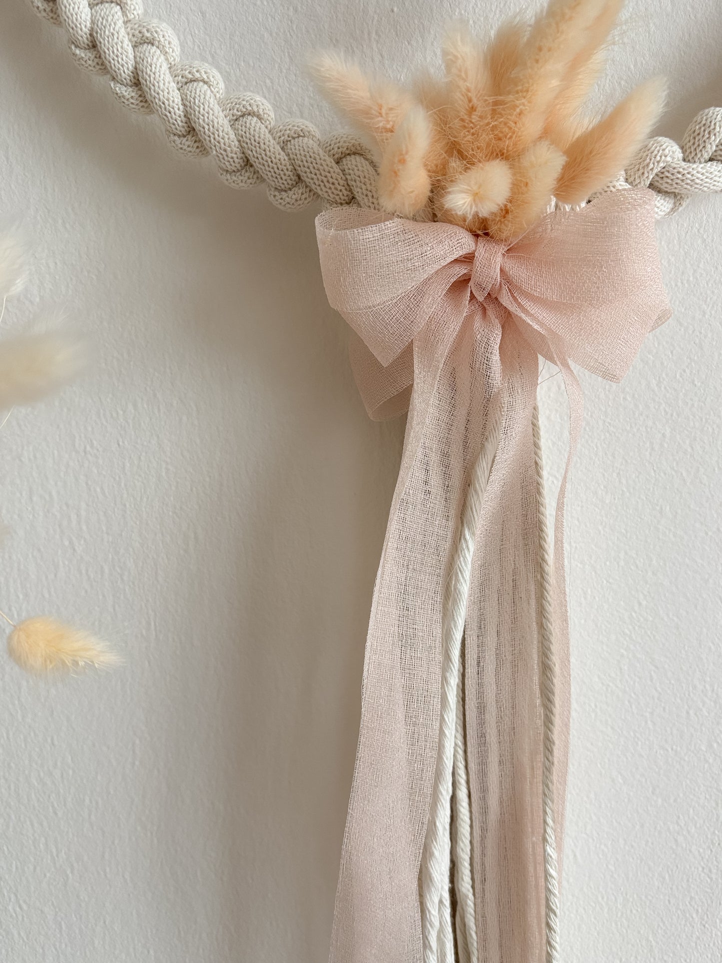 Ghirlanda / Fiocco nascita Soft con farfalla
