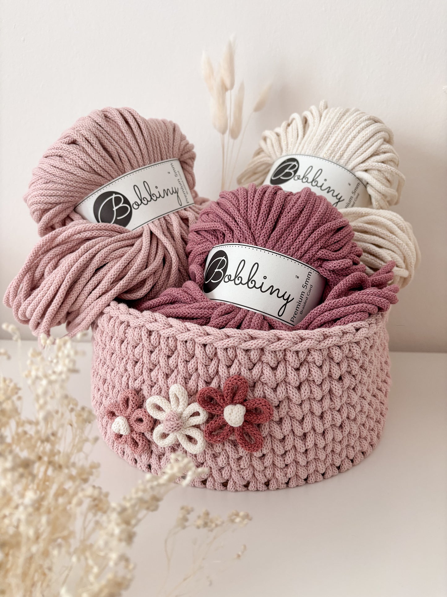 Cestini organizer a base tonda