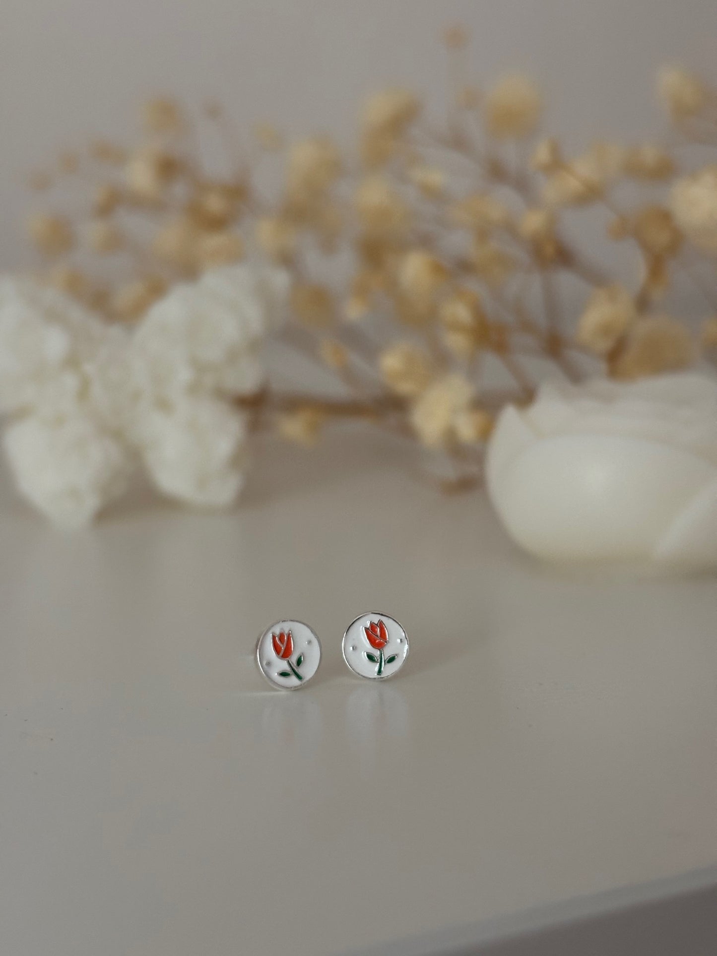 Orecchini tulipano in argento925