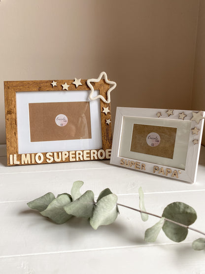 Cornice Papà marrone 13x18