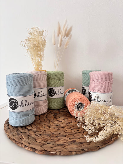 Filati Bobbiny single twist 3 mm