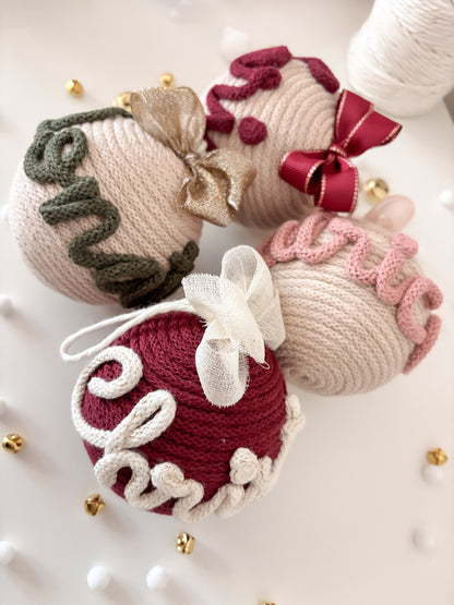 Pallina di Natale con nome