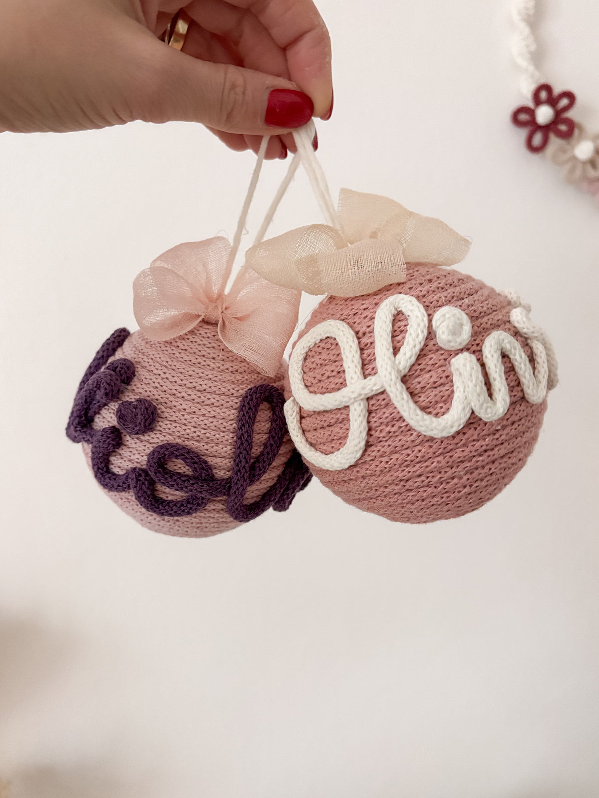 Pallina di Natale con nome