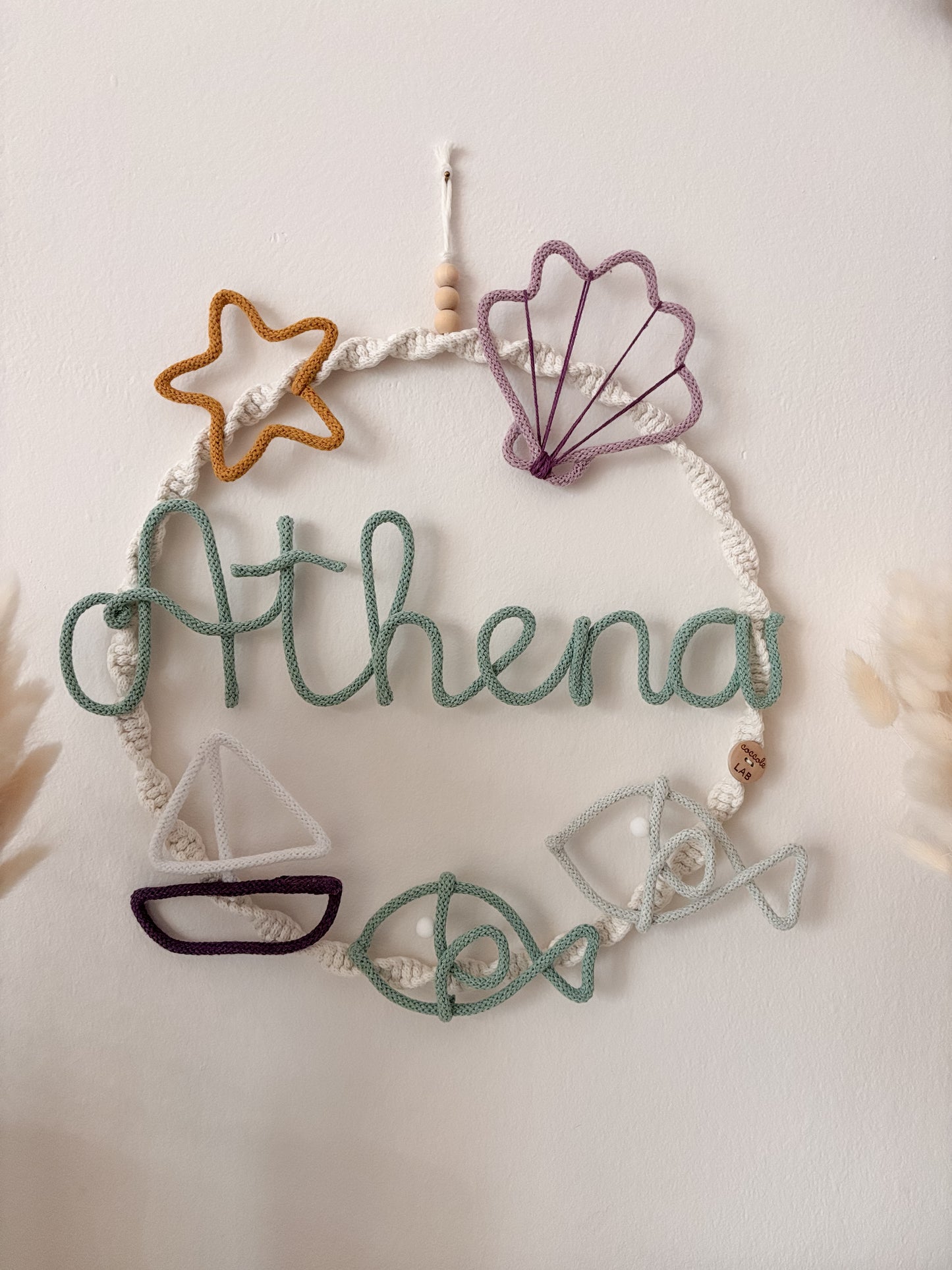 Fiocco nascita In fondo al mar