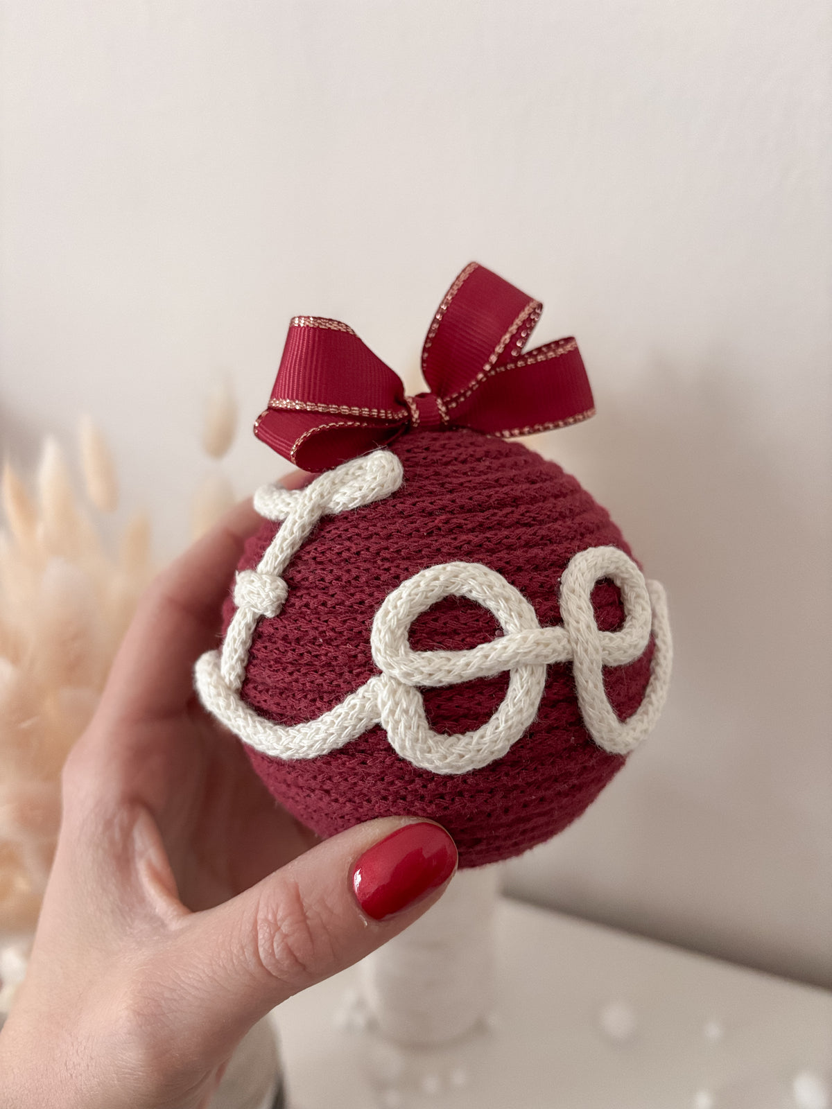 Pallina di Natale con nome