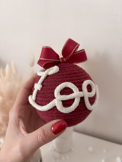 Pallina di Natale con nome