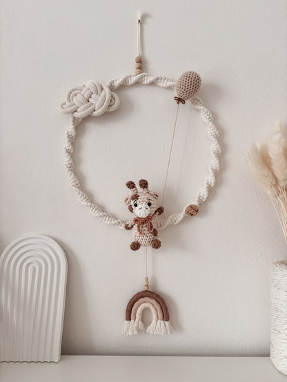 Ghirlanda / Fiocco nascita con giraffina