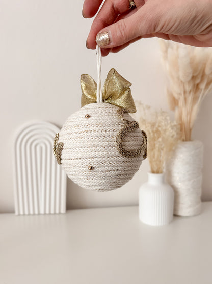 Pallina di Natale con nome GOLDEN