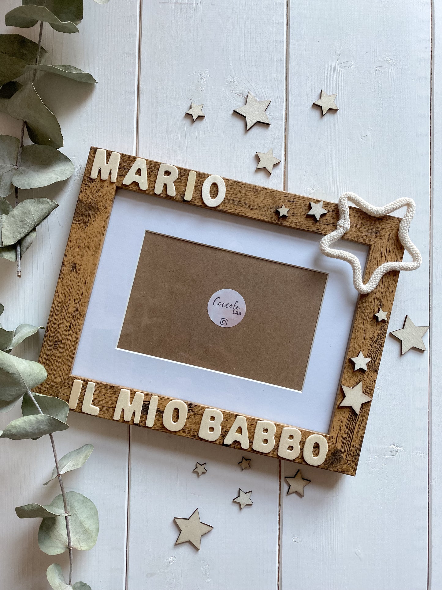 Cornice Papà marrone 13x18