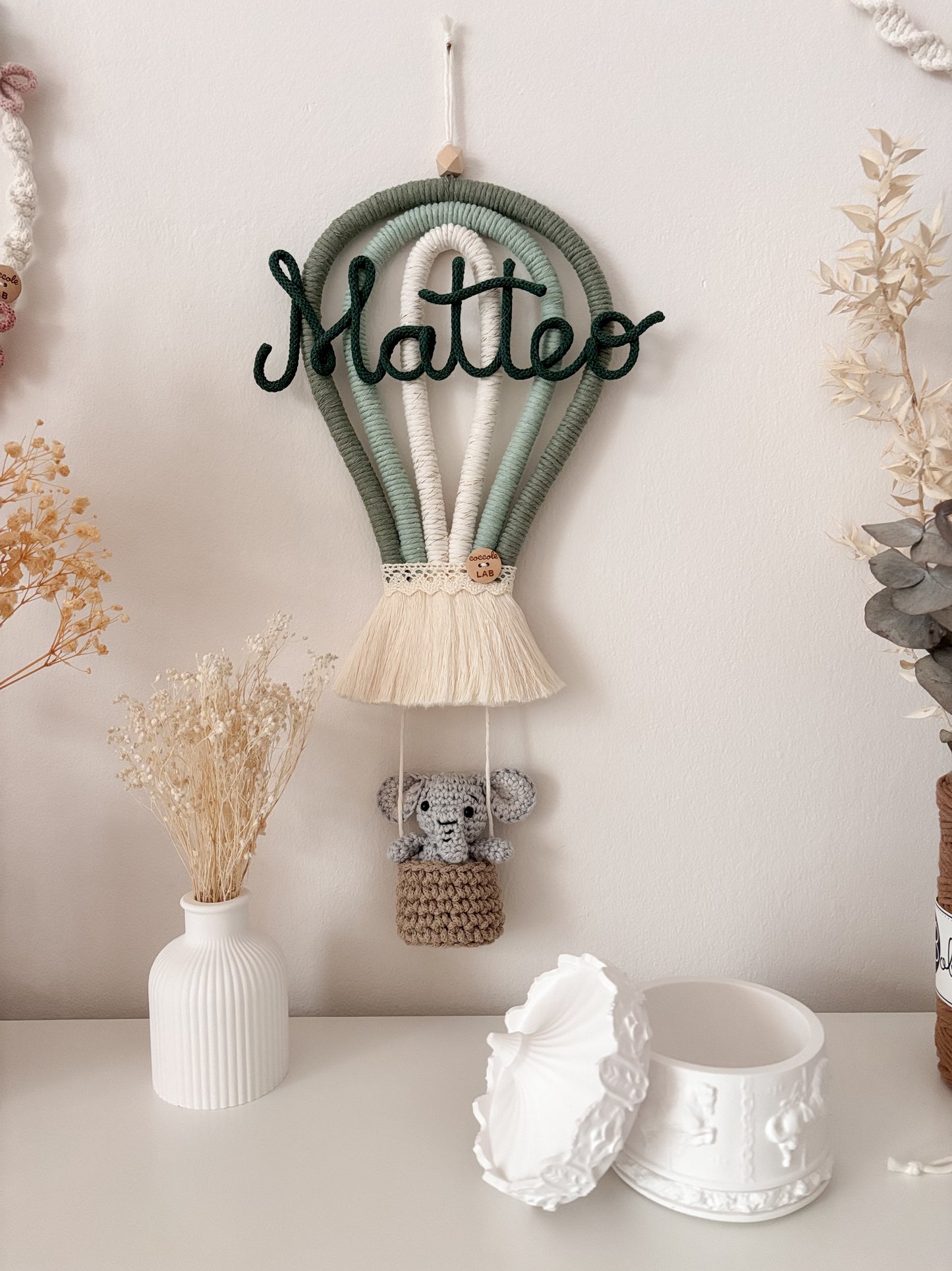 Mongolfiera con animaletto