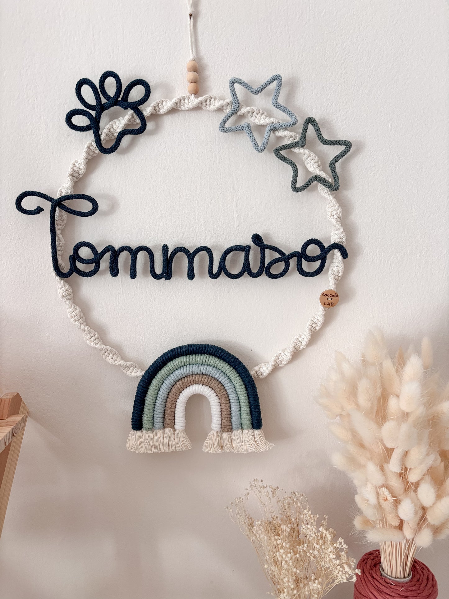 Ghirlanda / Fiocco nascita Puppy & Stars