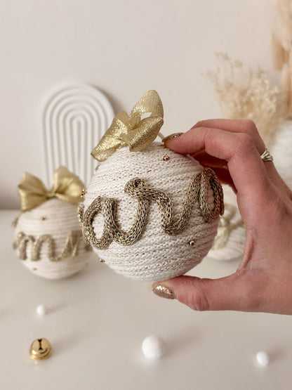 Pallina di Natale con nome GOLDEN