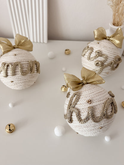 Pallina di Natale con nome GOLDEN