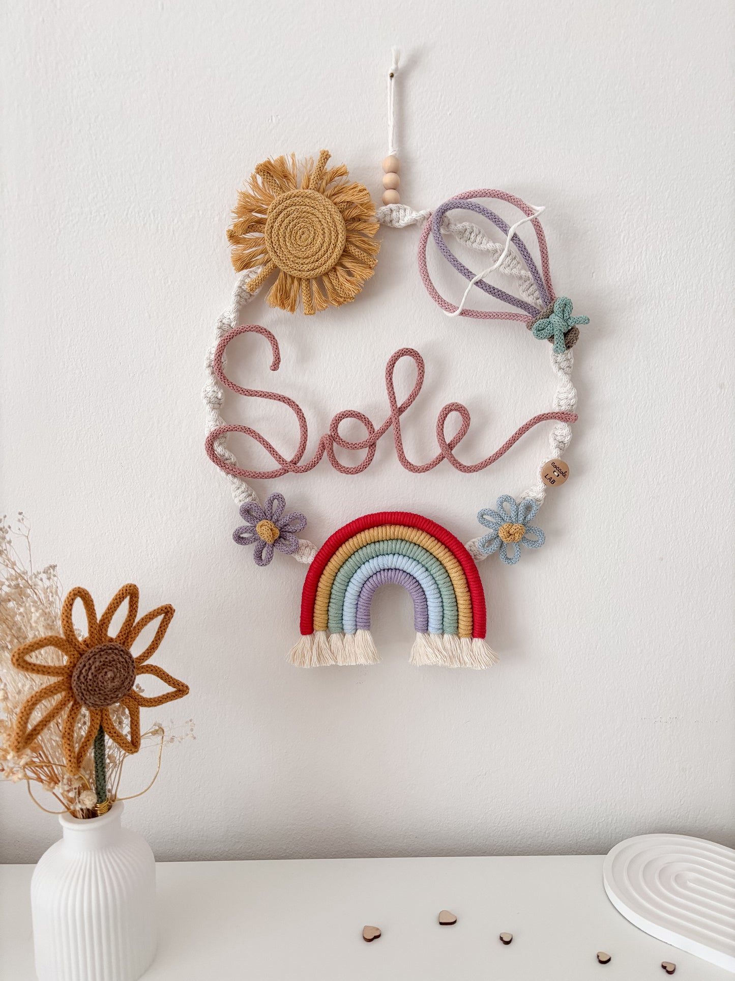Ghirlanda / Fiocco nascita RainbowSun