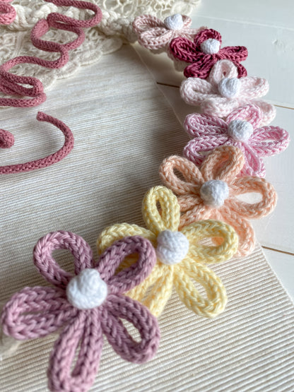 Fiocco nascita Spring Flowers Anna