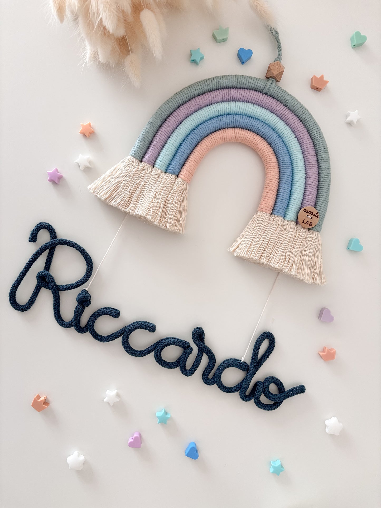Arcobaleno medio con nome 5 archi