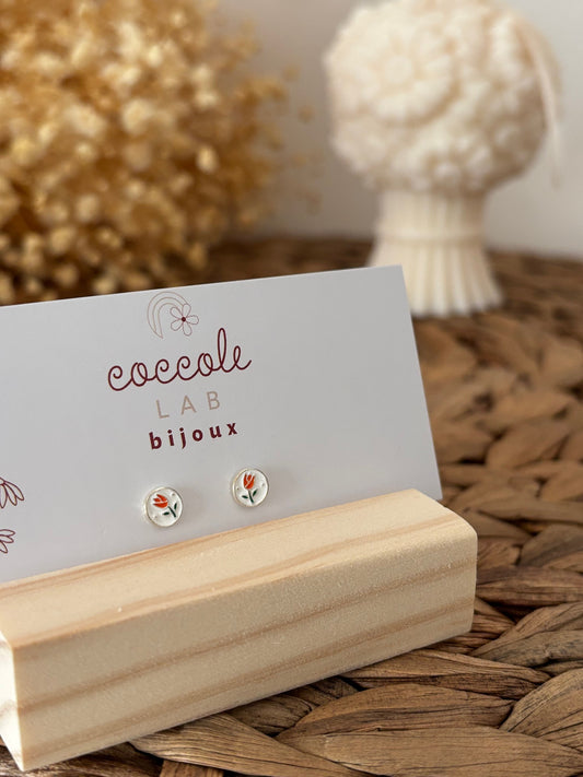 Orecchini tulipano in argento925